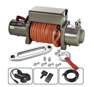 Extérieur sans fil 12000 treuil/treuils tous terrains de la récupération de livre 4x4 avec la corde 10mm x 28m